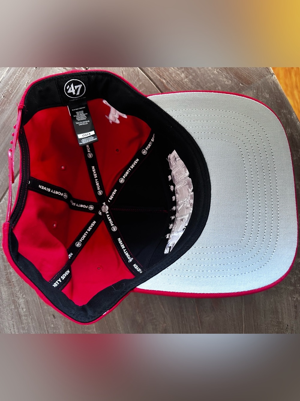 Houston Rockets Red Baseball Cap - Picture 3 of 4